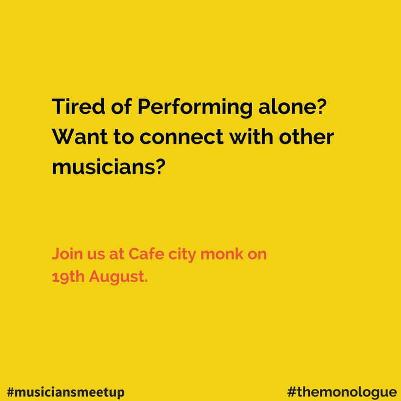 themonologuein's tweet photo. Musicians DM soon..!! #singers #musicians #lyrics #melody #citymonk #thaltej #cafe #event #saturday #weekend @allevents_in @ahmedabad https://t.co/1QqQmFYAQL