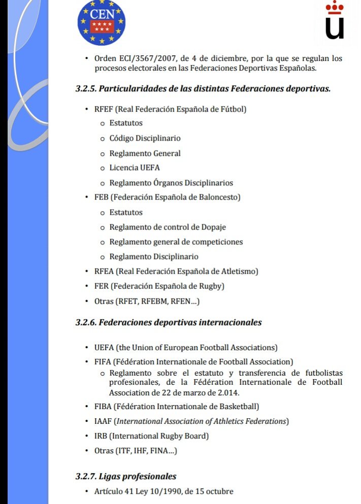 Abierto el periodo de matrícula de la IV edición del Máster en Derecho Deportivo Europeo, no lo dudes, matricúlate urjc.es/estudios/titul…