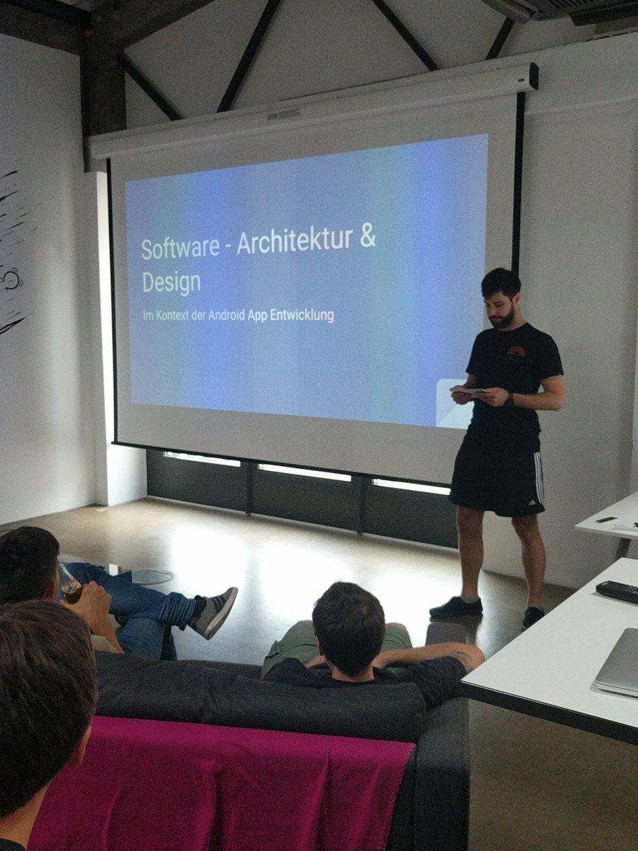dasheck's tweet photo. Thomas talks about software architecture in our latest #devmeeting at @weareappcom https://t.co/XyjguMRYtw