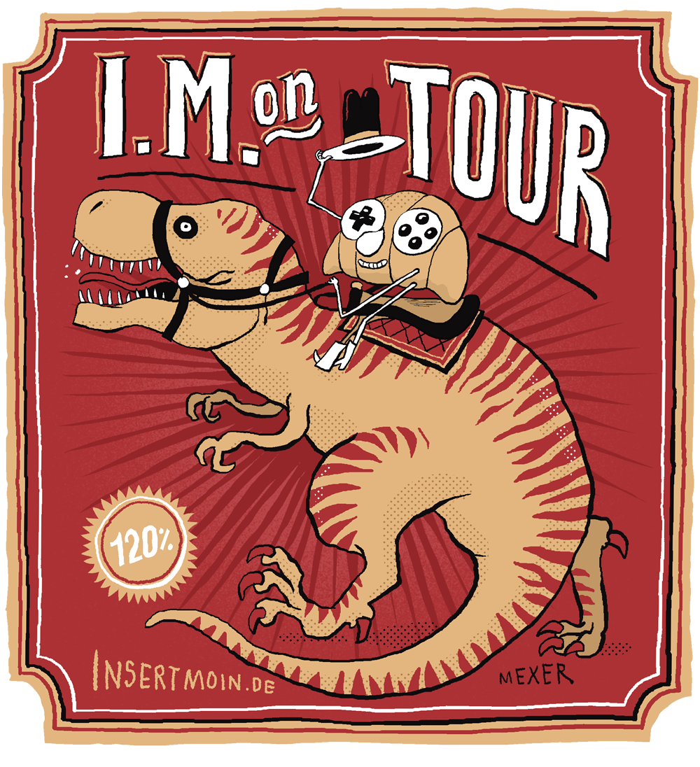 pigsell's tweet image. new logo/banner for @insertmoin ☕️ podcast #insertmoin #mexer #imontour #dinogin #podcast #croissant #dino #trex