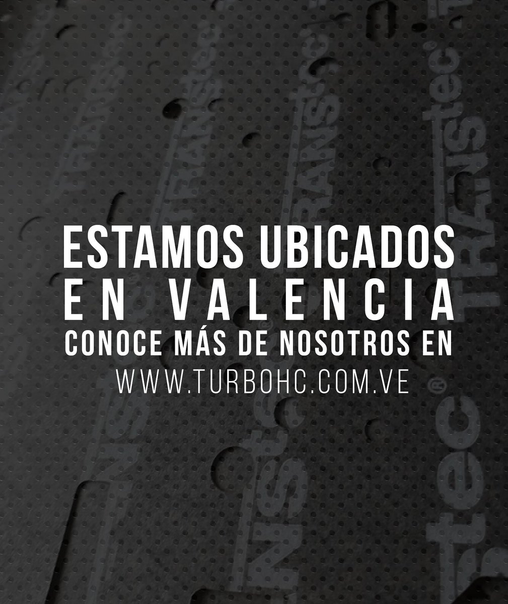 TurboHC's tweet photo. Estamos ubicados en Valencia. Puedes visitarnos en nuestro sitio web: 
https://t.co/saCEUgA0BT. https://t.co/CEXB6HMKDY