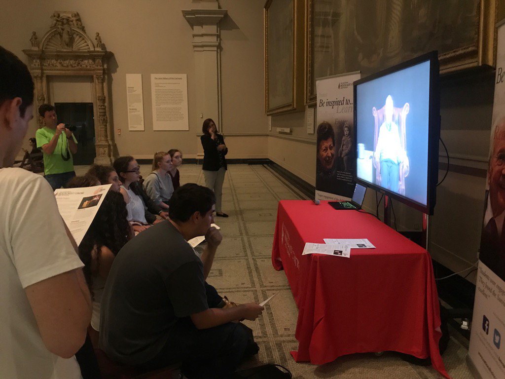 SarahCoward8's tweet image. Steven Frank answers questions via #foreverproject at @V_and_A !