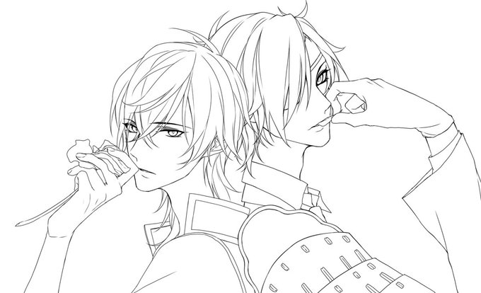 多分塗らないので置いておくね。
紋つけていいのかわからなかったので紋なしです;;;
#線画を置いといたらフォロワーさんが塗ってくれるかもしれない 