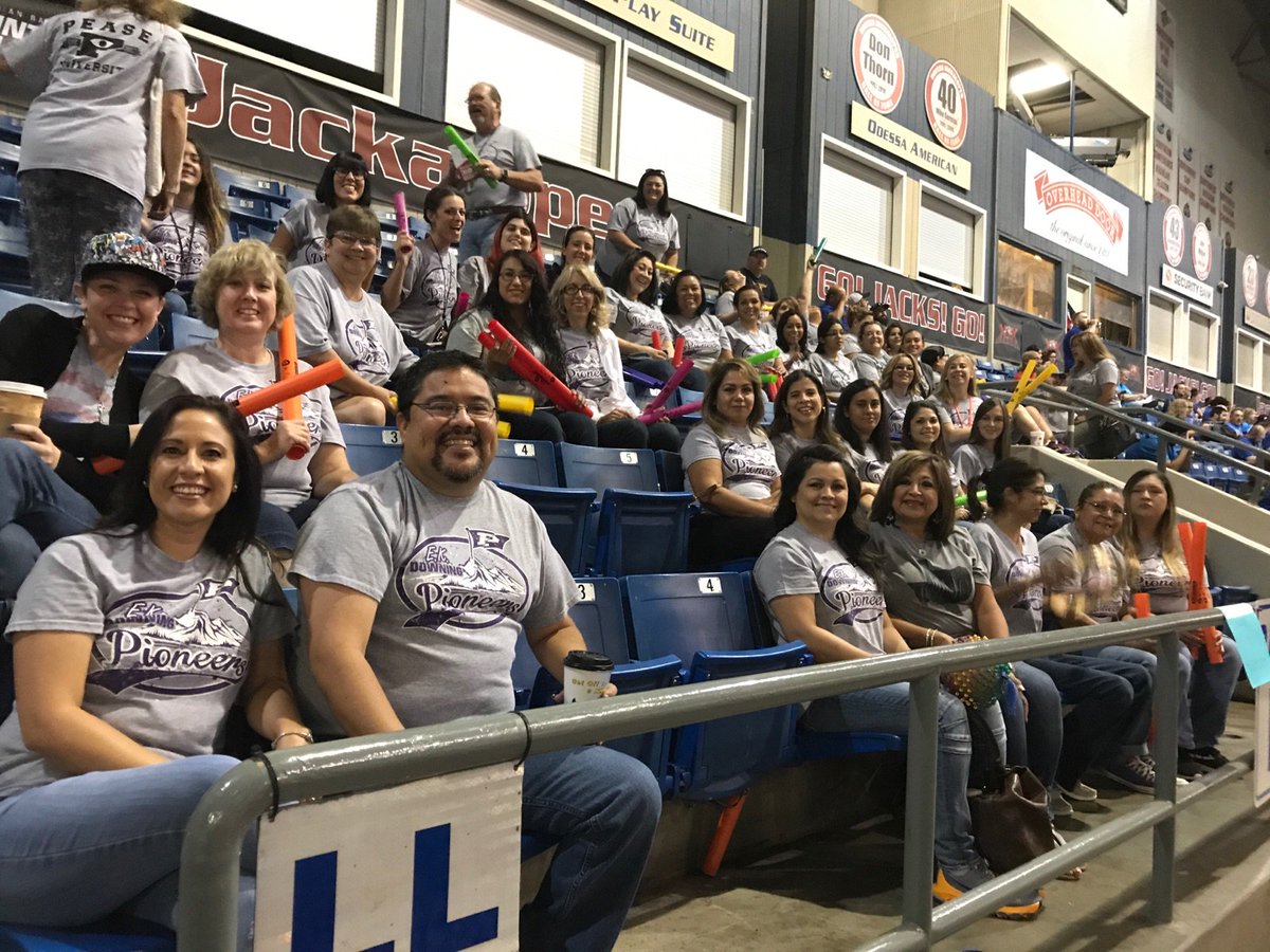 Edward K Downing Pioneers are Here!  Fired up and ready to go! #ecisdconvo17