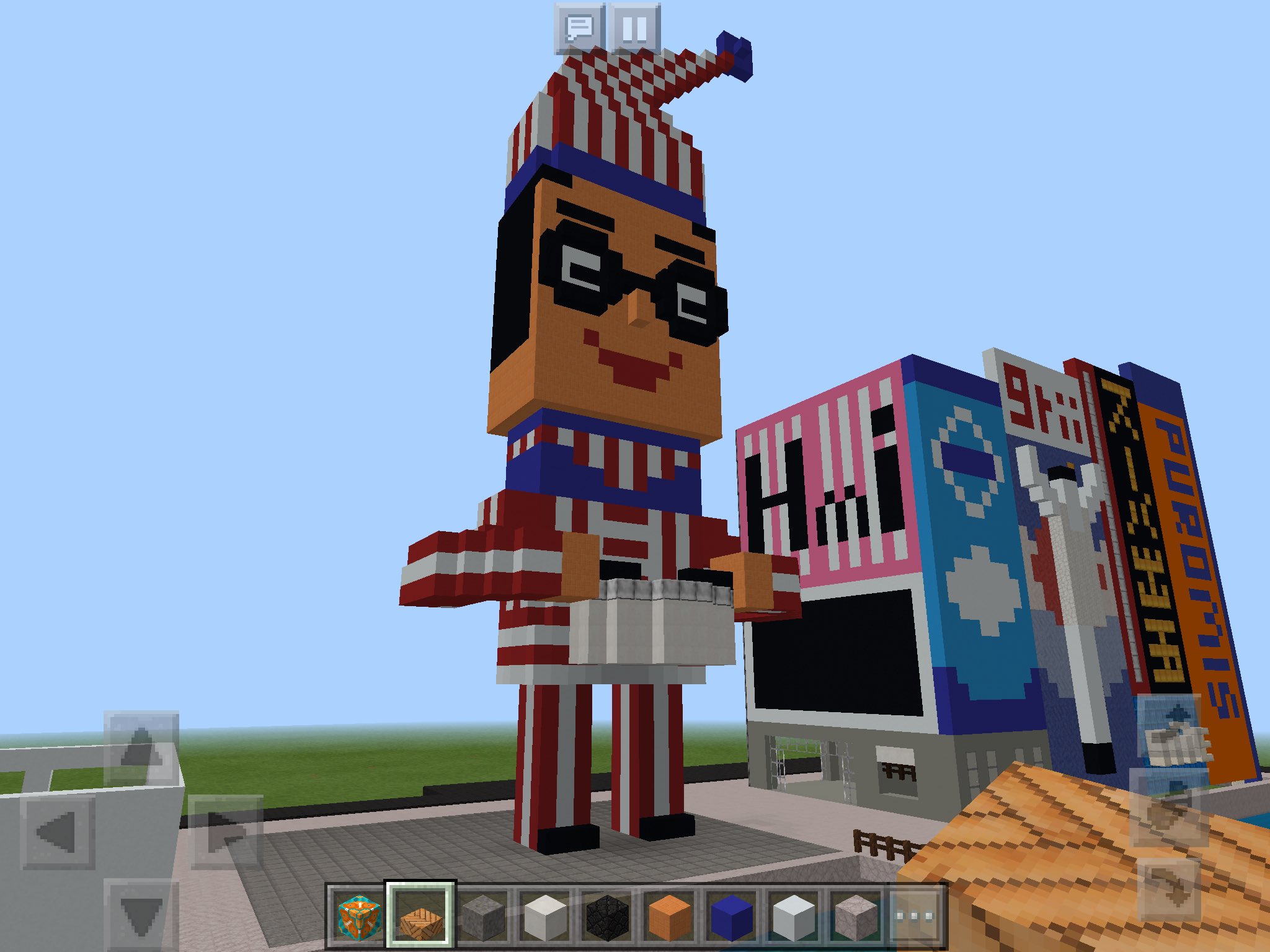 Craftboy マイクラpe Mini道頓堀 Bigくいだおれ人形w マイクラpe マインクラフトpe 道頓堀 Minecraft街作成中 Craftboy マイクラpe Mini道頓堀 Bigくいだおれ人形w マイクラpe マインクラフトpe 道頓堀 Minecraft街作成中
