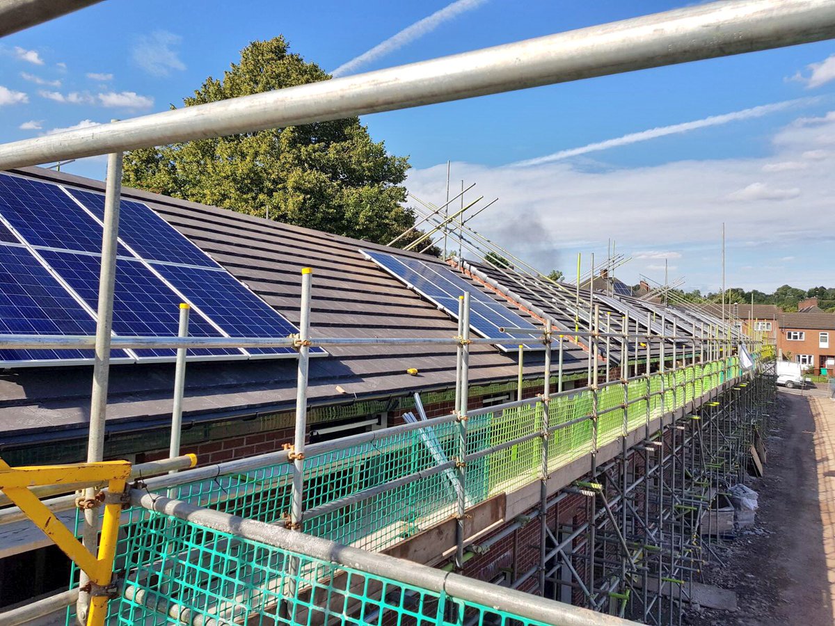 Greendealcs's tweet photo. A great day for #solarpv installation @WoodheadGroup 

#GDC 
#RenewableEnergy https://t.co/PIke9V1EiL