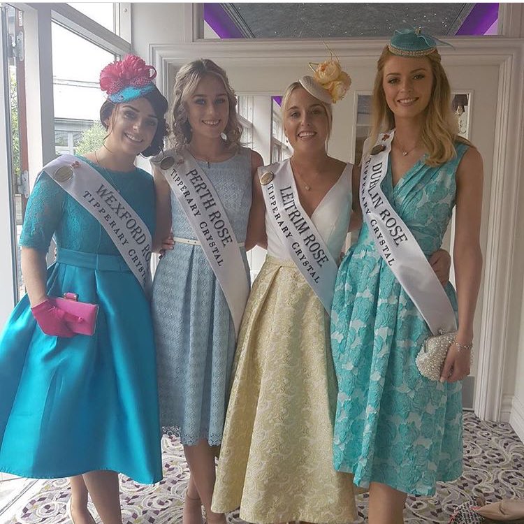 Perth_Rose's tweet photo. Fashion, smiles and friends forever #RoseofTralee #perthrose @RoseofTralee_ @2017PerthRose @rosehoteltralee https://t.co/oD72pYLTQr