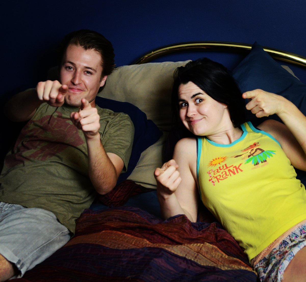 Proof that <a href="/theReal_AJ/">AJ</a> was in my #bed for the #podcast! Listen on <a href="/iTunes/">iTunes</a> <a href="/iHeartRadio/">iHeartRadio</a> &amp; <a href="/GooglePlay/">Google Play</a>! #sleepingwithsarah #comedy #standup