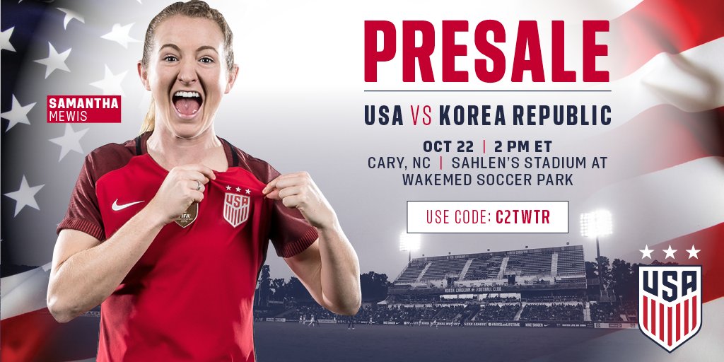 U.S. Soccer WNT on Twitter "North Carolina! Don't miss the USWNT in