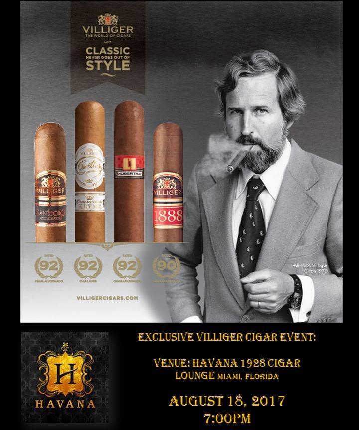 SFGconnected's tweet photo. On Aug. 18, join #Havana1928 cigars  for an exclusive event for @VilligerCigarshttp://ow.ly/TQcT30enDZW #Cigars https://t.co/Z8r2hgApWs