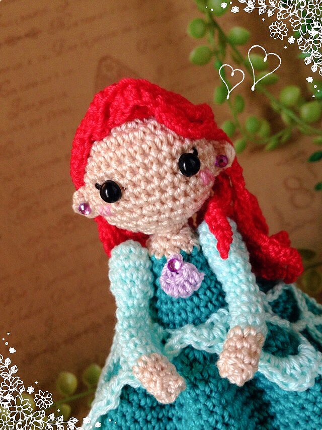 ねこぱんち むかーし編んだアリエルちゃん出てきたのでヽ W ﾉﾍﾟﾀﾘ 懐かしいです あみぐるみ ディズニープリンセス アリエル 編み物 ハンドメイド T Co Xbxgktndwz Twitter