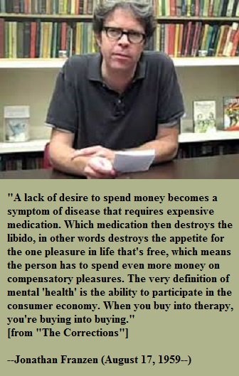 Happy birthday, Jonathan Franzen! 