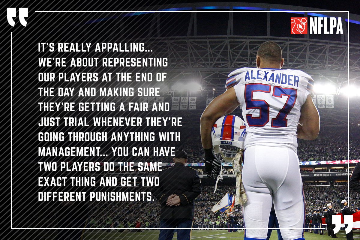 "Things are not fair or consistent. They’re really all over the place." - NFLPA Exec Committee member <a href="/onemangang97/">Lorenzo Alexander</a> profootballtalk.nbcsports.com/2017/08/17/nfl…