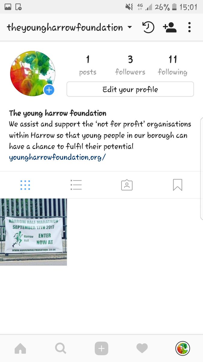 Don't forget to follow us on Instagram - theyoungharrowfoundation