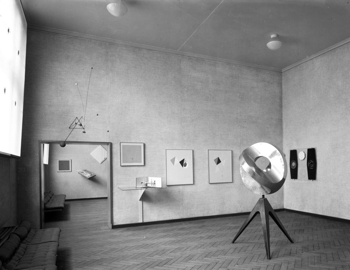 StedelijkMuseum's tweet photo. STEDELIJK THROWBACK |1937: Stedelijk organised exhibition 'Abstract Art' in response to what was done to 'Entartete Kunst' in Nazi Germany. https://t.co/AtC6FdKFaF