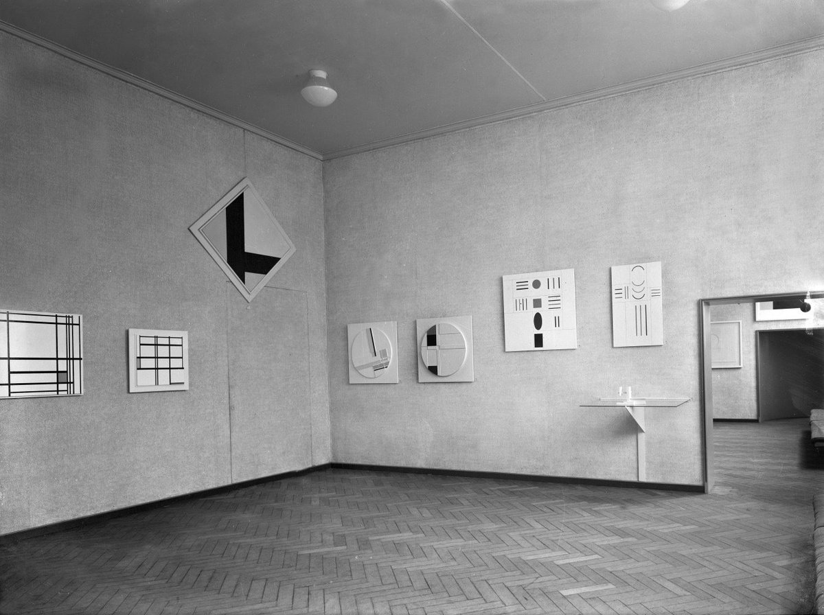 StedelijkMuseum's tweet photo. STEDELIJK THROWBACK |1937: Stedelijk organised exhibition 'Abstract Art' in response to what was done to 'Entartete Kunst' in Nazi Germany. https://t.co/AtC6FdKFaF
