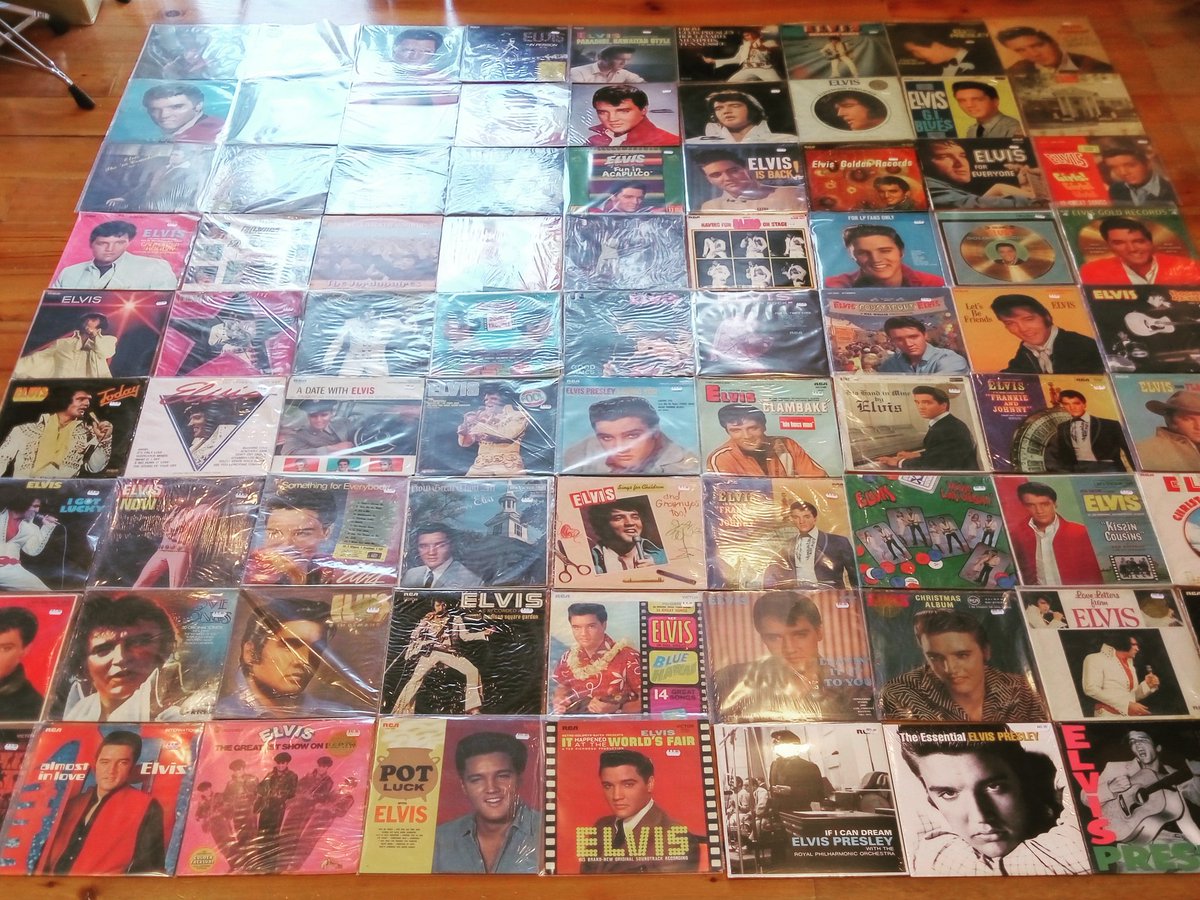 The king is dead, Long live the king... 40 years yesterday since his death & we receive this huge @ElvisPresley lot from a local collector!