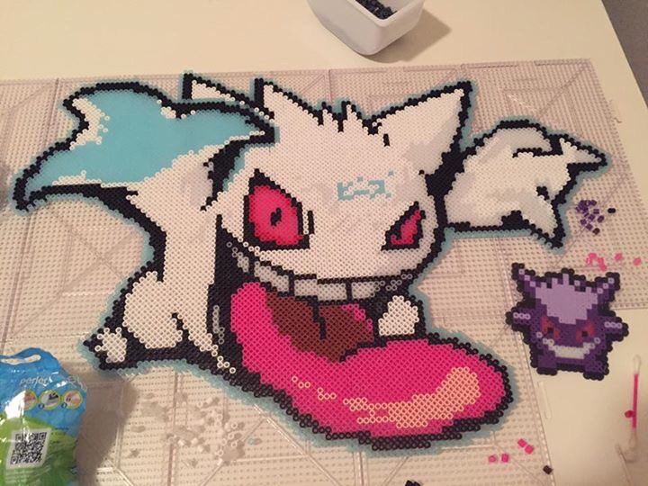 tfcbeads's tweet photo. part 1 of soon to be cross over project very nice so far @HausOfGengar #gengar #pokemon  @Pokemon https://t.co/vdhf9kQACq