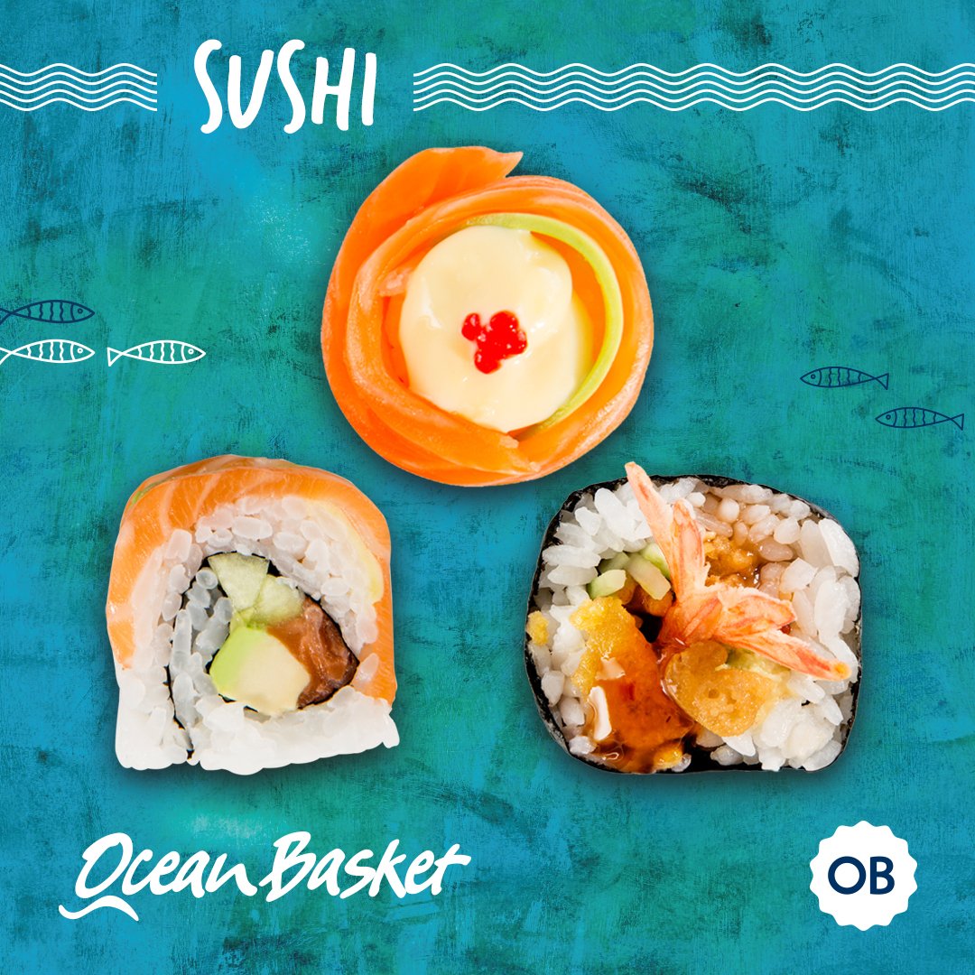 OceanBasketQa's tweet photo. هل جرّبت تشكيلة السوشي من #أوشن_باسكت؟ #ورود_السلمون #رينبو_رول #تيمبورا_روبيان #قطر_مول #قطر #سوشي #فن https://t.co/cvcwUJM1Bi