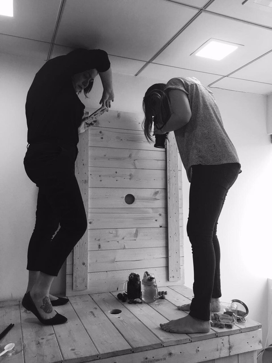BeyondtheBean's tweet photo. @stree_fb Going above and beyond to spread the #DrinkingThinking message! We can’t wait to see the results 📸 #photoshoot #streeFB https://t.co/hIJqq1IrBy