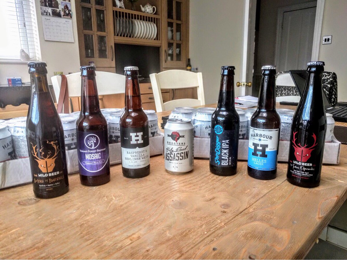 Got some bottles and cans at a great price. offering a large discount if bought in bulk.  <a href="/RoostersBrewCo/">Rooster's Brewing Co</a> <a href="/WildBeerCo/">The Wild Beer Co</a> <a href="/HarbourBrewing/">Harbour Brewing Co</a> #ale