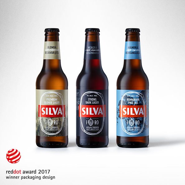 The packaging design for Silva beer was awarded at Red Dot. brandient.com/en/press-relea…