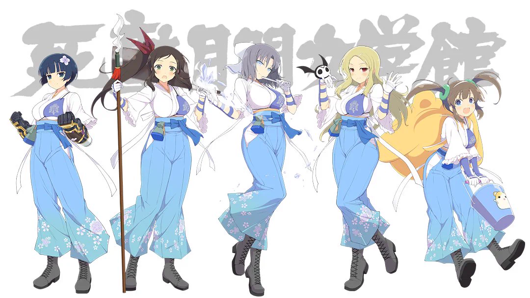 閃乱カグラ　アンリミテッドヴァーサス　販促ポスター　死塾月閃女学館 DHbMdsGVoAAcx-d?format=webp&
