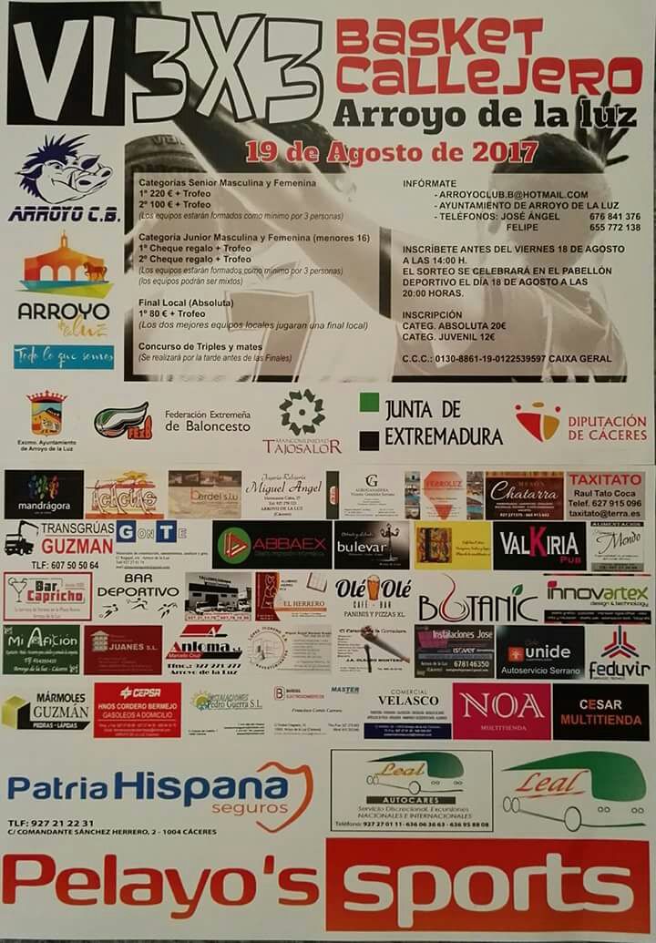 arroyocb's tweet photo. No queda nada para el 3x3 de arroyo de la luz. A que esperais!!!! https://t.co/bfblkFNev8