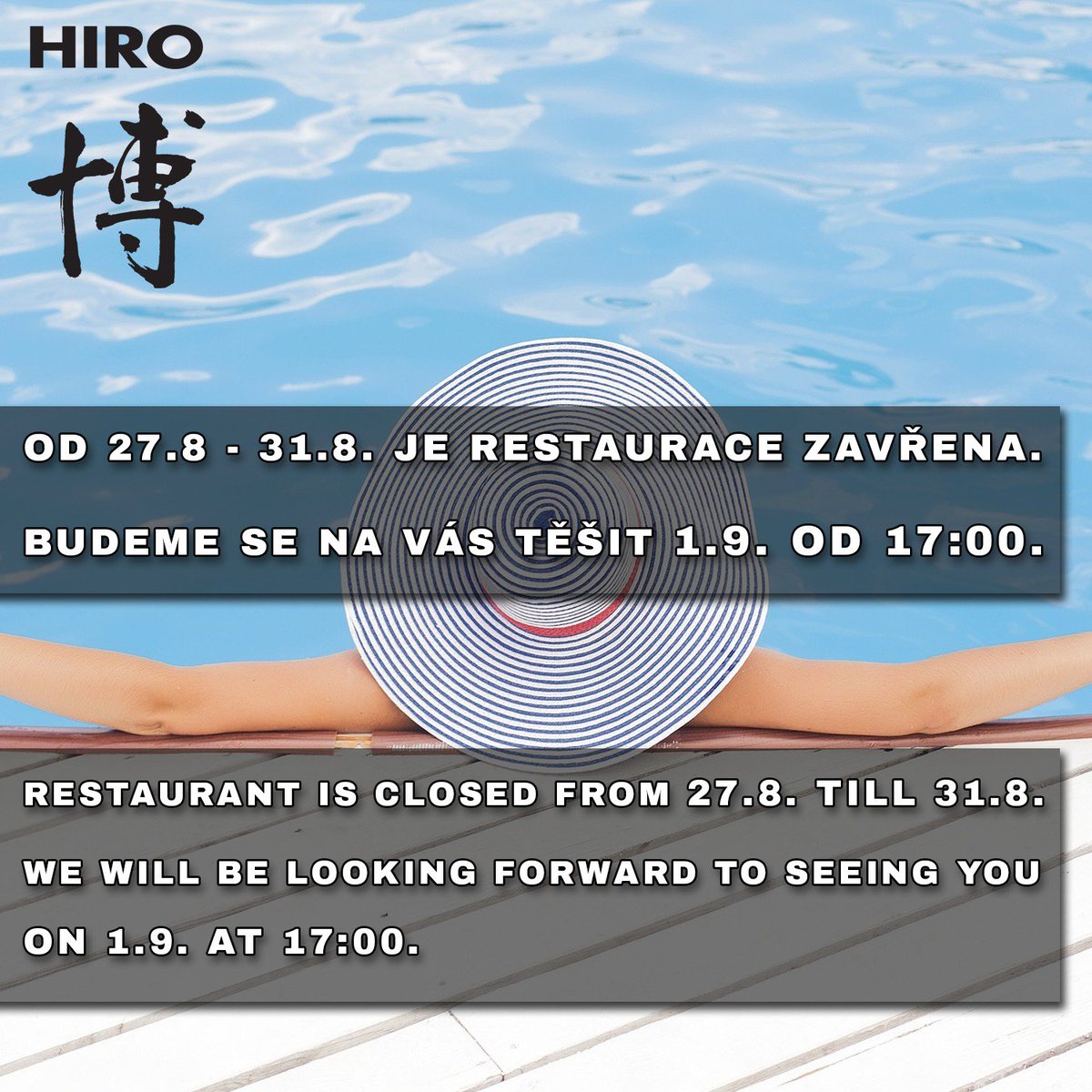 HiroRestaurant's tweet photo. Udělejte si svou rezervaci co nejdříve. Plní se nám to =)
https://t.co/UO4hdrtDhT
#Restaurant https://t.co/70TKEvl9AZ