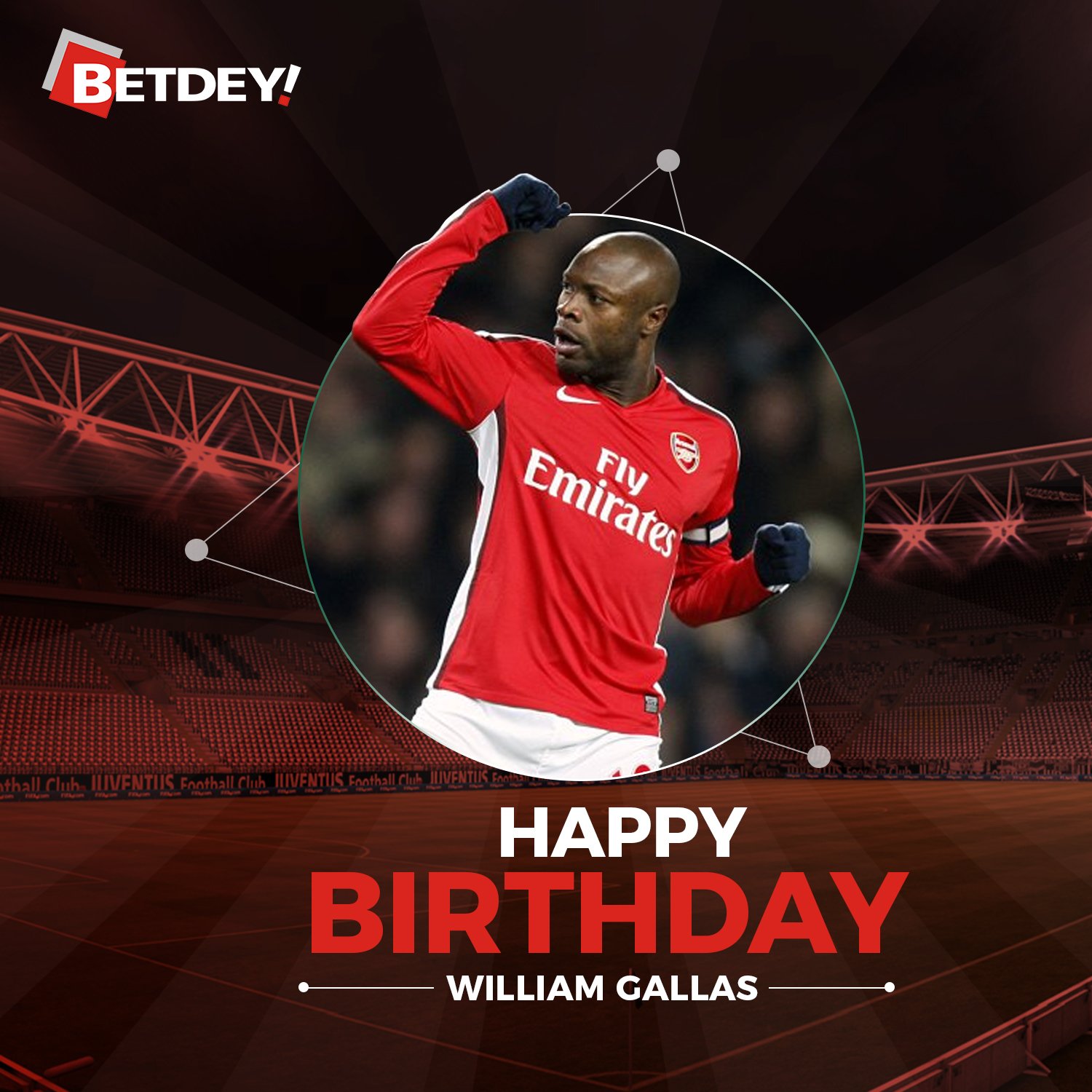 Happy 40th Birthday to William Gallas!    