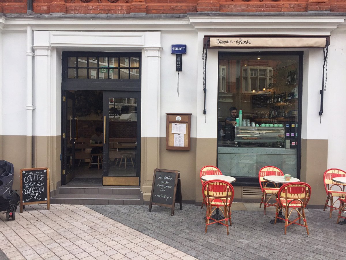 BestCoffeeApp's tweet photo. Lovely stop by Brown and Rosie in South Ken the other day - serving @pabloandrustys https://t.co/uX9oxqsaI0