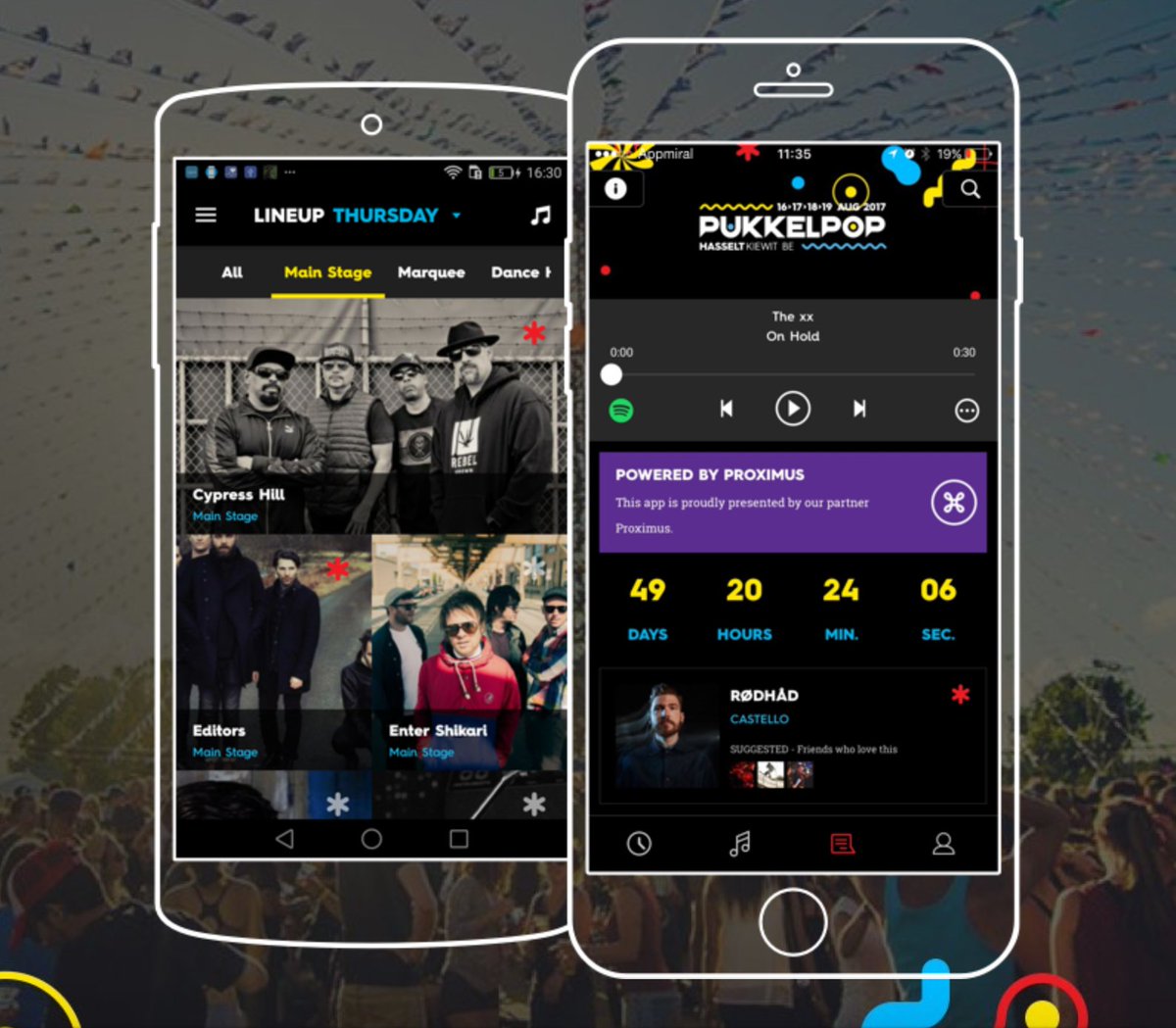 In 1985, Pukkelpop featured 8 artists... Today, discovering its best tunes is a challenge! Succeed w the #pkp17 app buff.ly/2w4JNS4