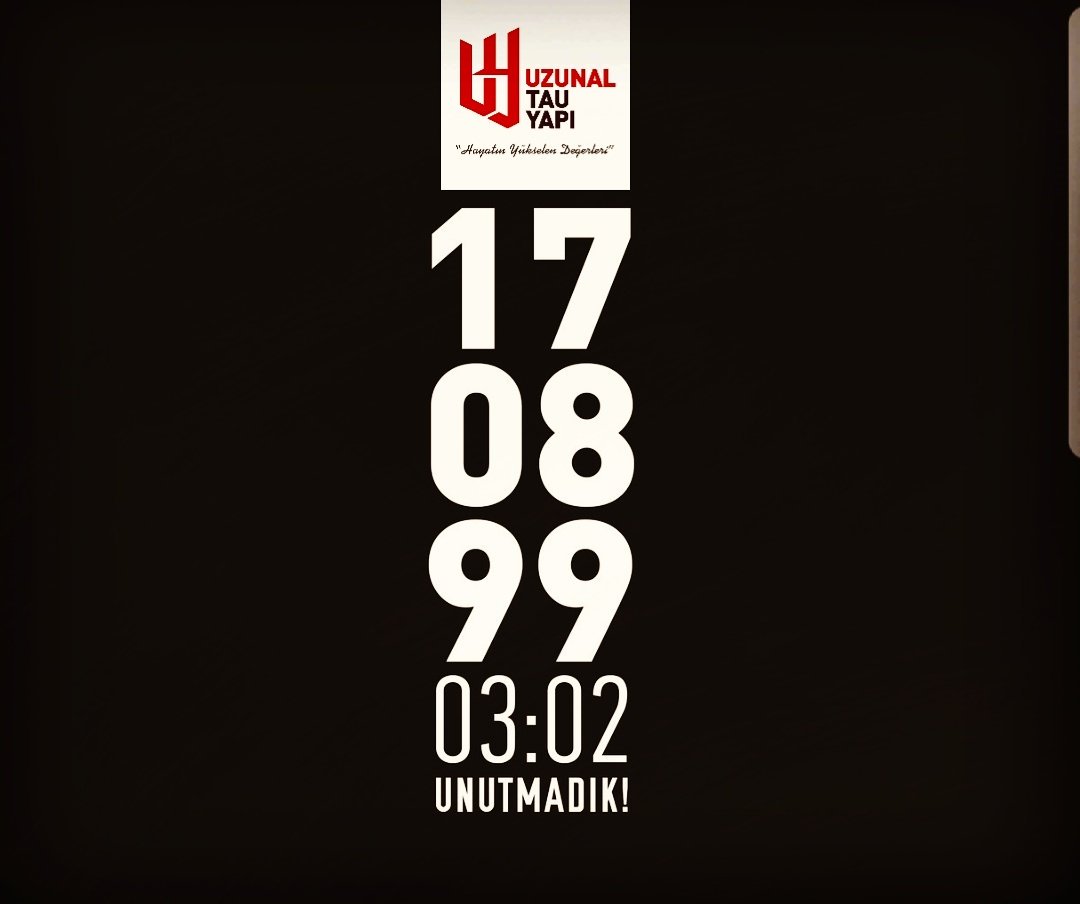 UzunalTauYapi's tweet photo. Unutmadık!
#deprem #17 Ağustos #uzunal #uzunaltau https://t.co/9PFsg11CYX