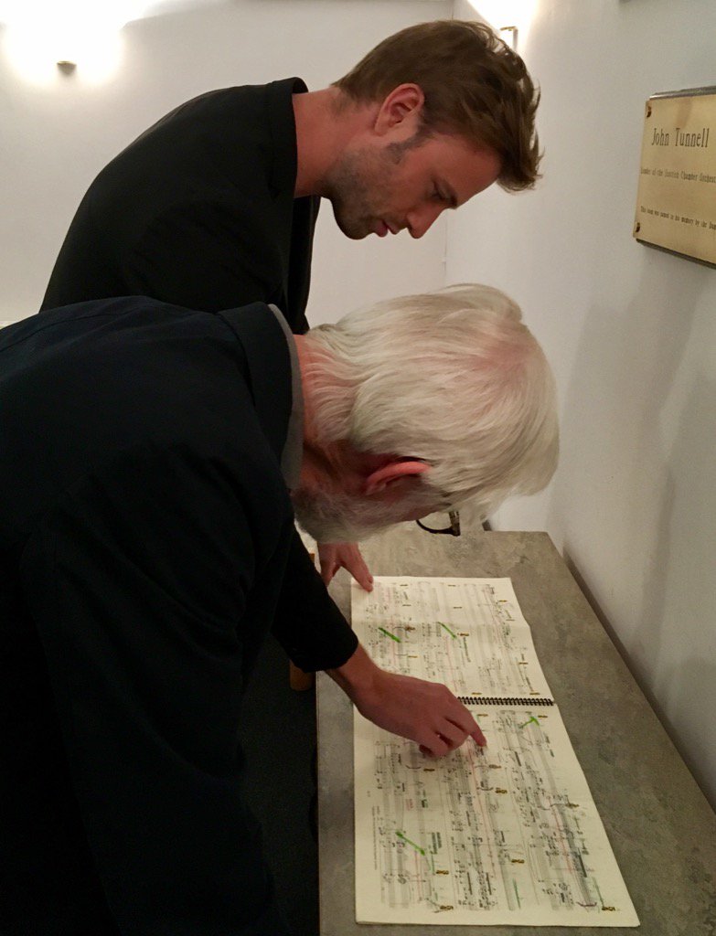 BBCRadio3's tweet photo. World premier-@BenjaminAppl & @pkkolesnikov @edintfest of Pintscher's Canto I, shortly. #studyscore @DonaldMacleod01 https://t.co/S6kM5sWGCv
