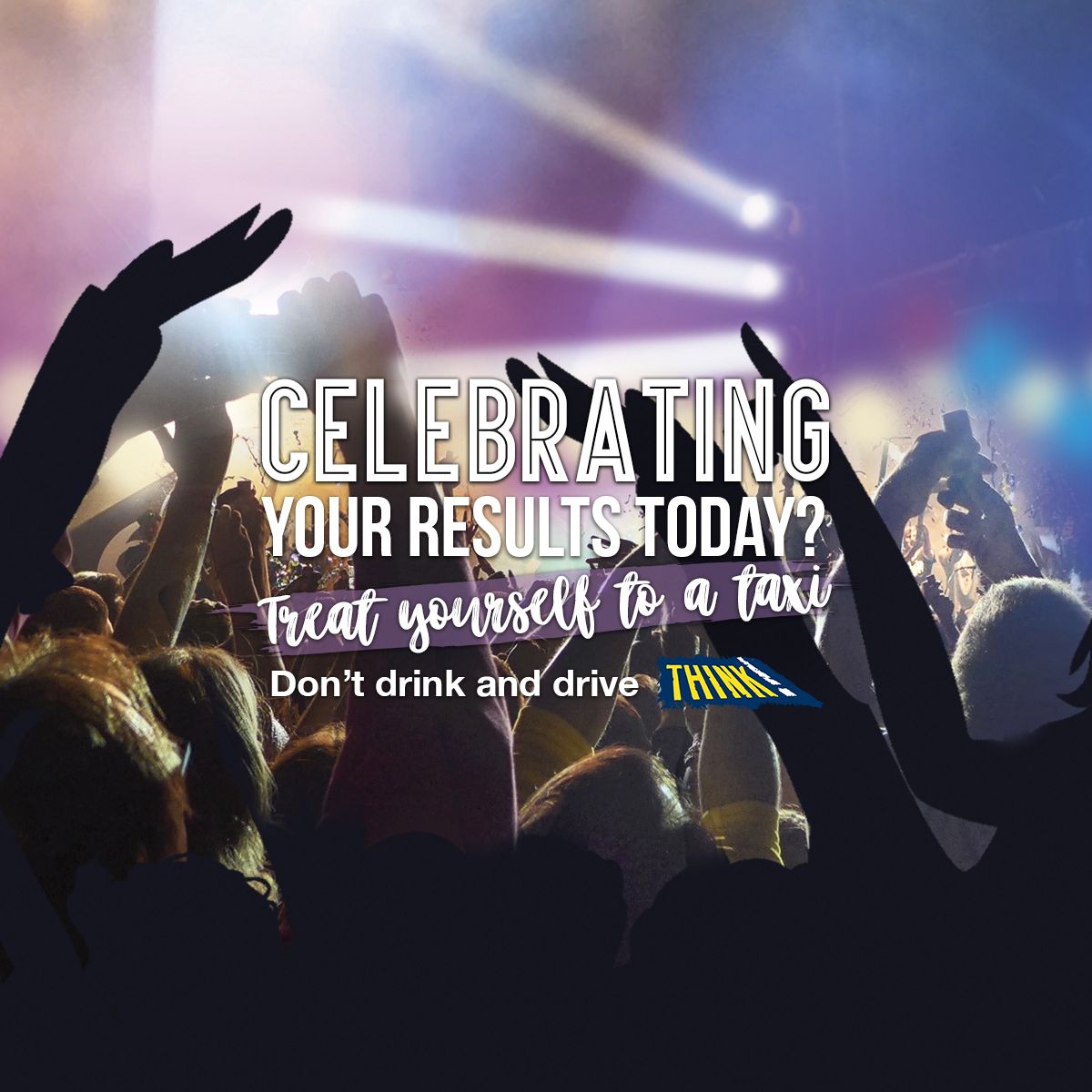 Celebrating your A-Levels today? 👩‍🎓👨‍🎓🎉 Go on and treat yourself to a taxi - don't drink and drive. #ALevelResultsDay #ALevels2017 #ALevels