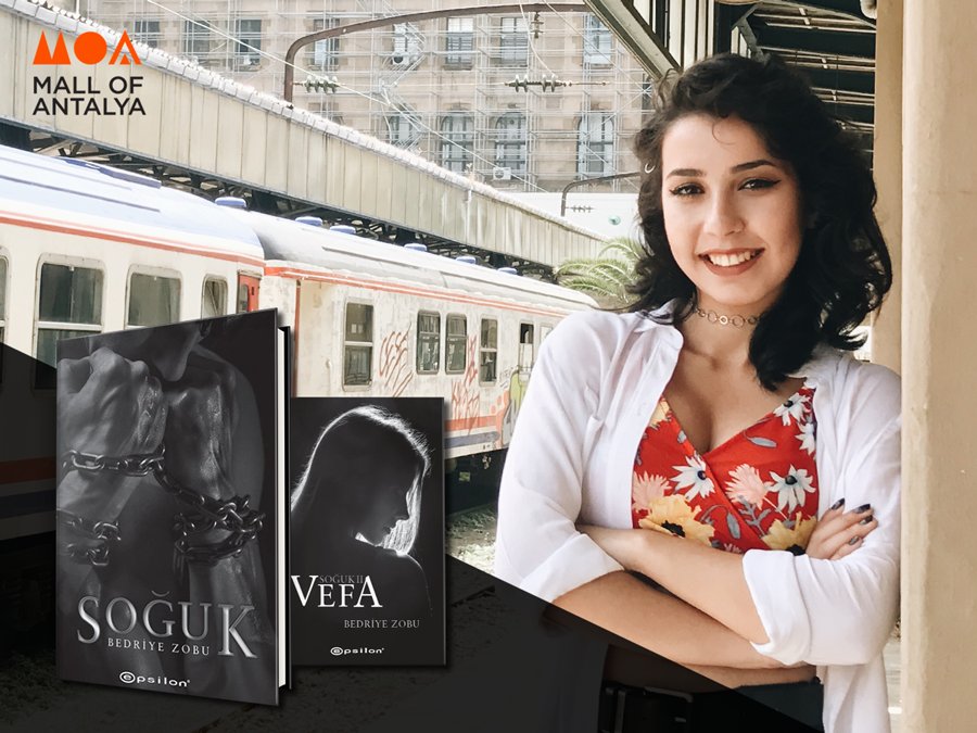 Antalyalı genç yazar @bedriyezobu Mall of Antalya'da hayranlarıyla buluşuyor.
Detaylar: bit.ly/2vGbwYi