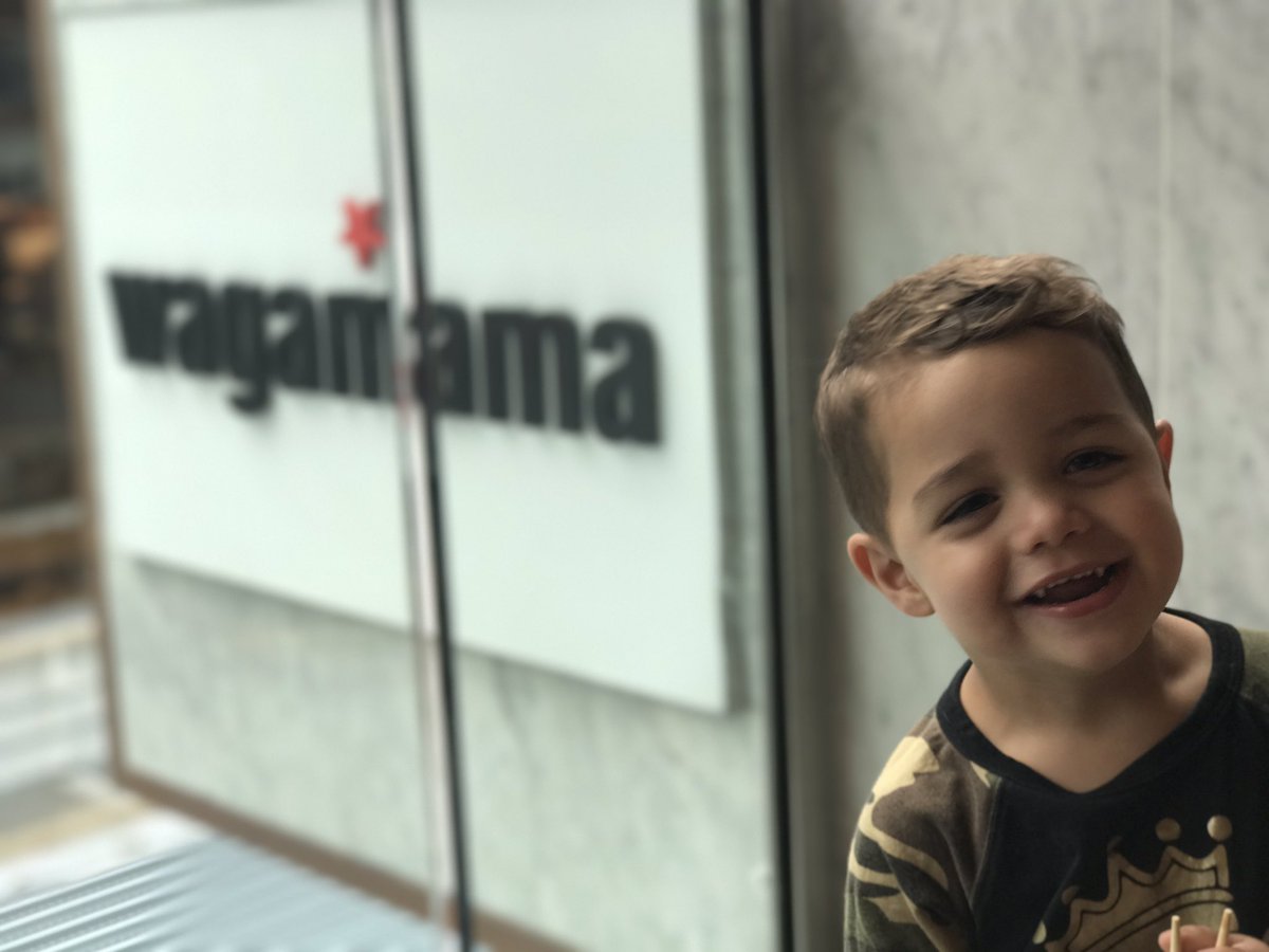 Brett84's tweet photo. At lunch with my boy at @wagamama_uk https://t.co/3ZTOj8atfU