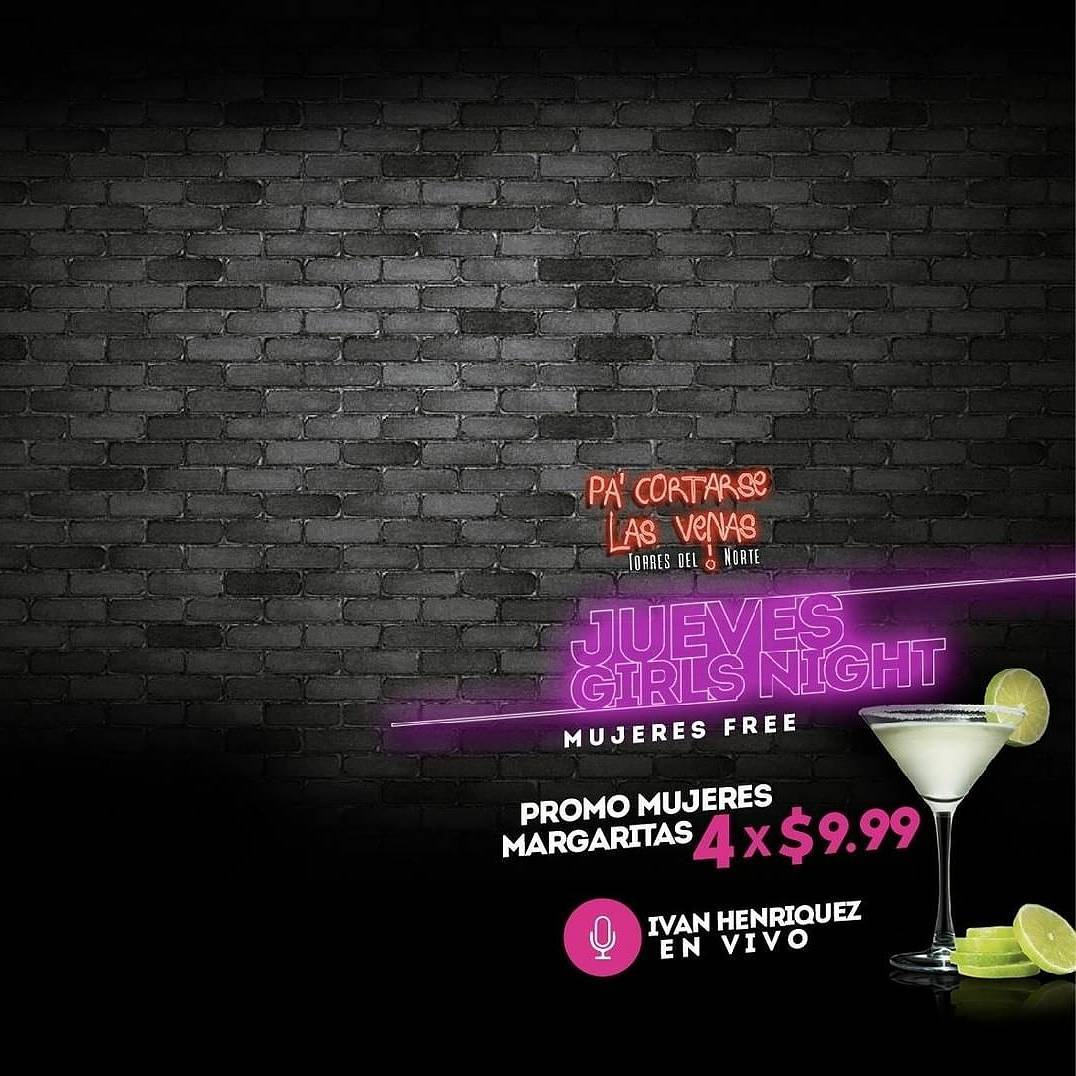 gyefarreros's tweet photo. Jueves @cortavenas_gye
.
#GirlsNightOut 💋👠
#MusicaEnVivo 🎤 🎸 
#Promo #Margaritas 🍹
.
Reserva tu mesa al #0998782018 https://t.co/qdWKqVZHa2