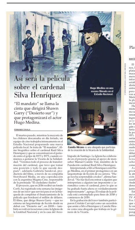 #Teaser EL MANDATO "Así será la película sobre el Cardenal Silva Henríquez" hoy en <a href="/ElMercurio_cl/">elmercurio_cl</a>
