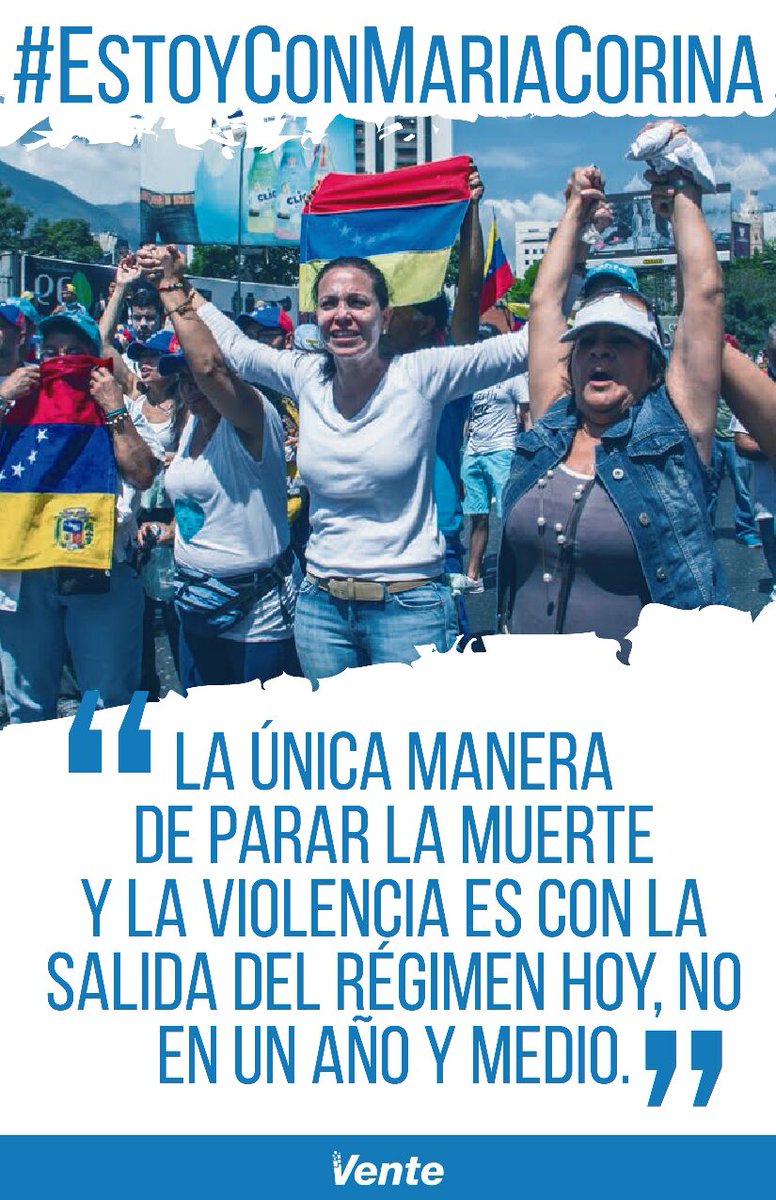 VenteJovenFal's tweet photo. #EstoyConMariaCorina https://t.co/fF3bwR1sG5