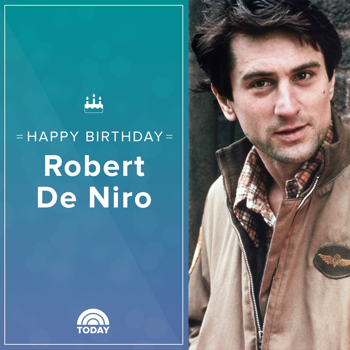 Happy birthday, Robert De Niro!  
