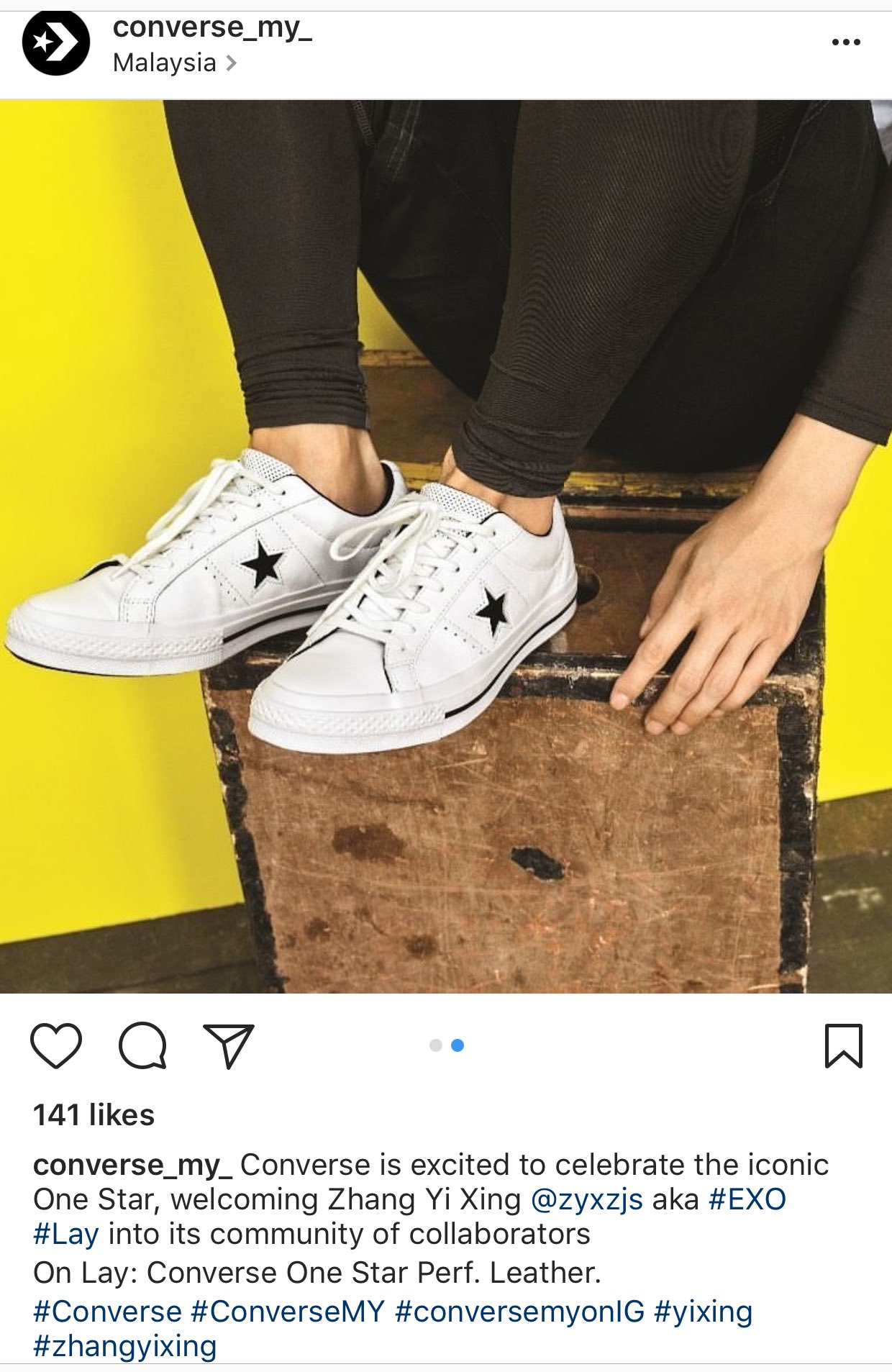 converse one star malaysia