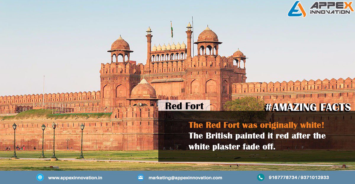 Red Fort - #AmazingFacts of #Amazingstructures