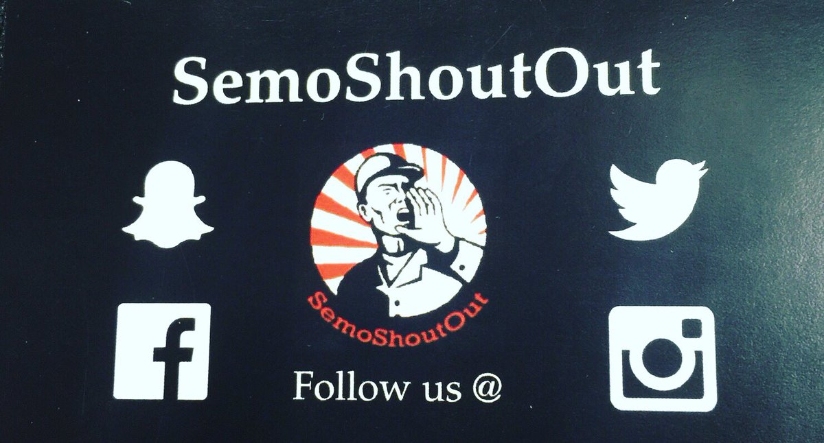 SemoShoutOut's tweet photo. Follow us on Twitter, FaceBook, Instagram, and snapchat to stay up to date on events going on around town and on campus!! https://t.co/dRtIArV4U0