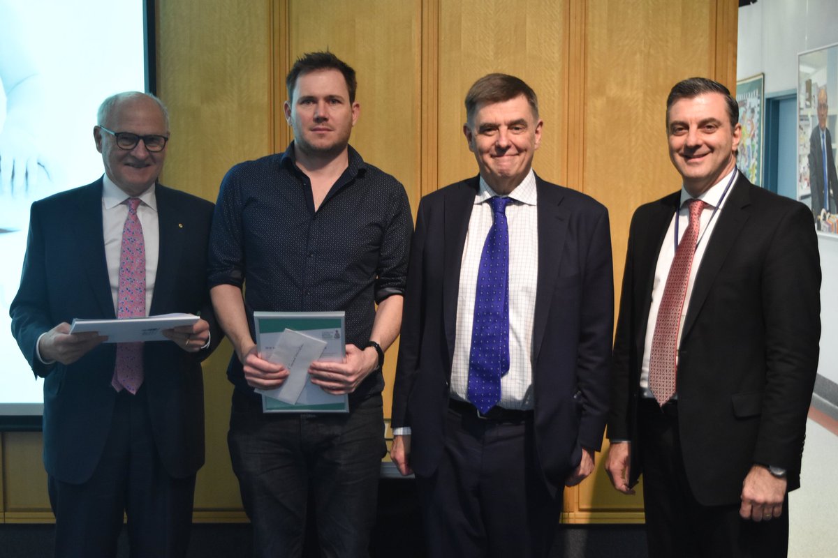 serenamleigh's tweet photo. Congratulations to @benroediger for being awarded the Translation and Commercialisation Prize! #understandingdisease #finding cures https://t.co/zQBkETegA3