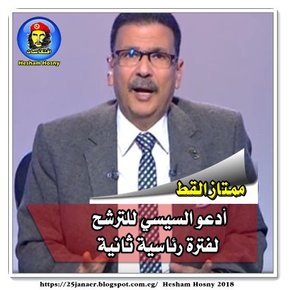 ممتاز القط: أدعو السيسي للترشح لفترة رئاسية ثانية