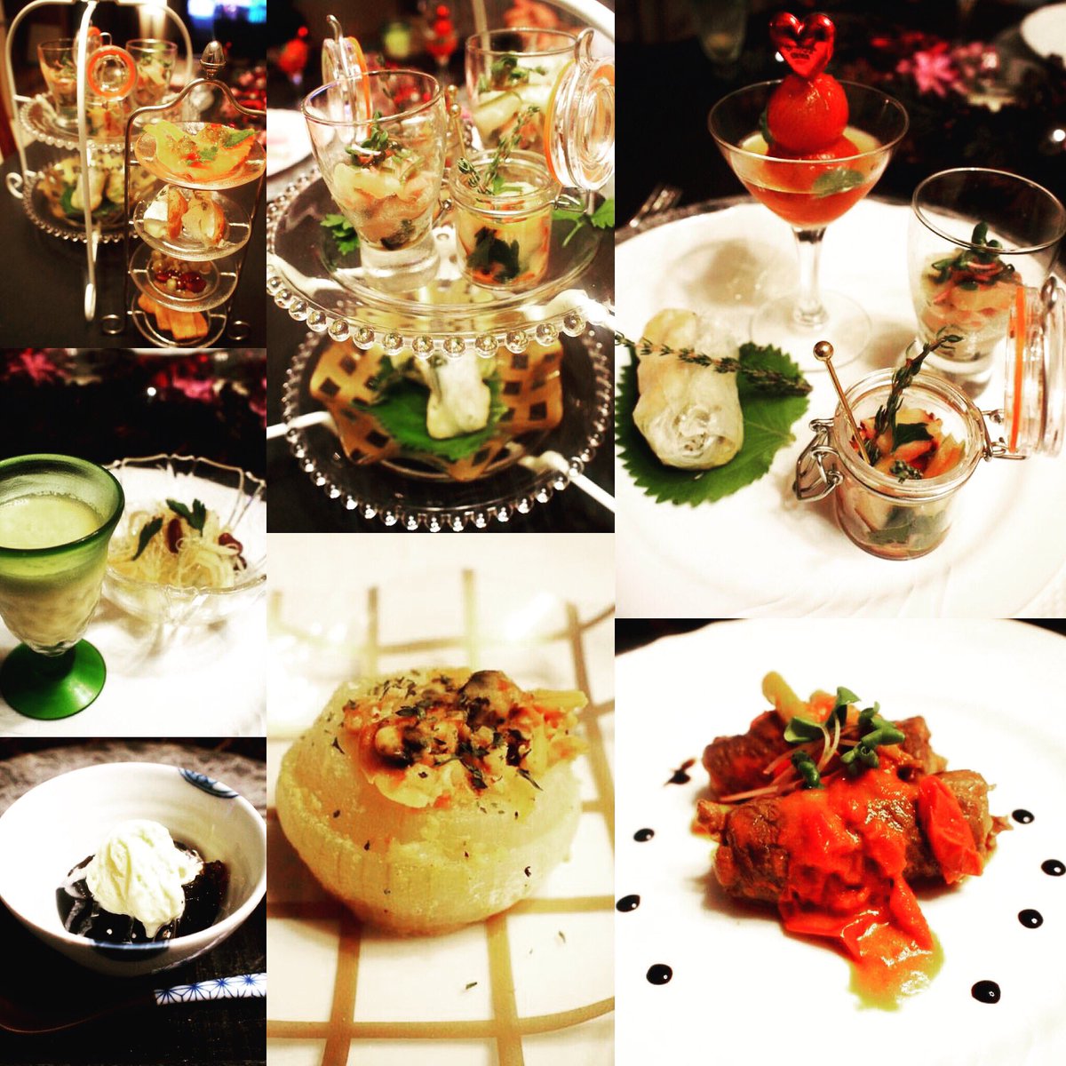 誕生日の夕食メニュー