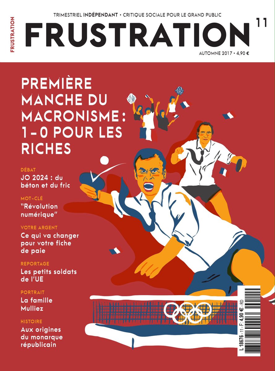 Frustration_web's tweet photo. 📌Nous sommes heureux de vous présenter la Une du numéro 11. 
Rendez-vous le 25 août en kiosques et maisons de presse✊🏻 https://t.co/FmzMl428DD