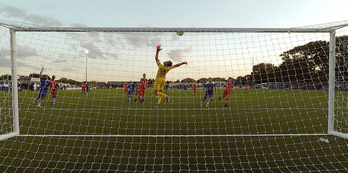SkyOpsLtd's tweet photo. Filming at @margate_fc .The first home match on their new 3G pitch.The crossbar and Tonbridge 'keeper kept the score at 0-0. #margate_fc https://t.co/Mvtb9Fwub8