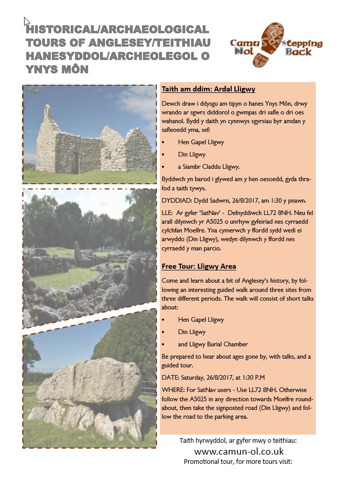 camunol's tweet photo. We'll be doing another free tour at Lligwy later this month! Come and meet us on the 26th of August to learn about Anglesey's amazing past! https://t.co/xDDG3pQjT8